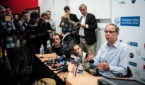 El economista francés, Jean Tirole, durante una conferencia de prensa en la Escuela de Economía de Toulouse