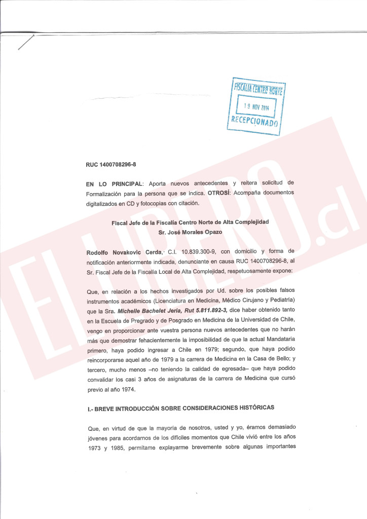 Denuncia-presentada-en-la-Fiscalía-Centro-Norte-sobre-falso-título-médico-de-la-Presidenta-Bachelet