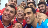 bachelet abuso de imagen de la seleccion