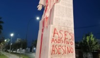 allende asesino ladron estatua